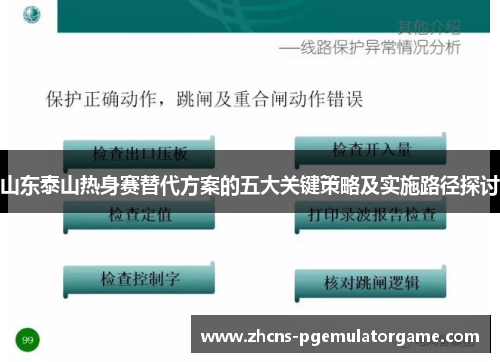 山东泰山热身赛替代方案的五大关键策略及实施路径探讨